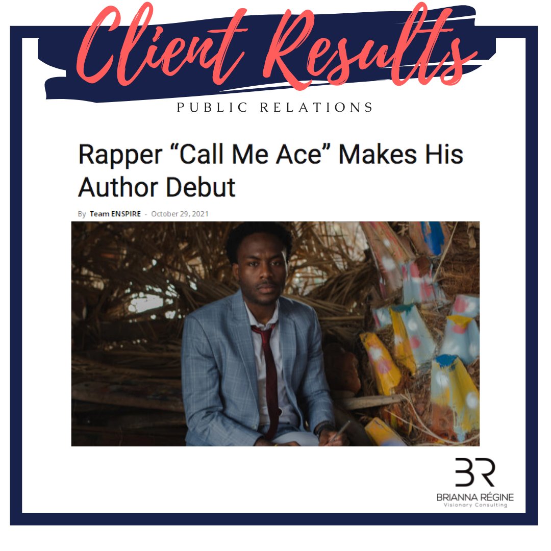 BrvConsulting's tweet photo. #BRVCSecured @EnspireMag highlights #BRVCClient @callmeacelegit in a recent article, “Rapper “Call Me Ace” Makes His Author Debut.” Thank you so much, Enspire Magazine, for your continued support!
Read the full article at https://t.co/SRLFXU0Ijt
#PublicRelationsAgency https://t.co/0MH9nLIMHY