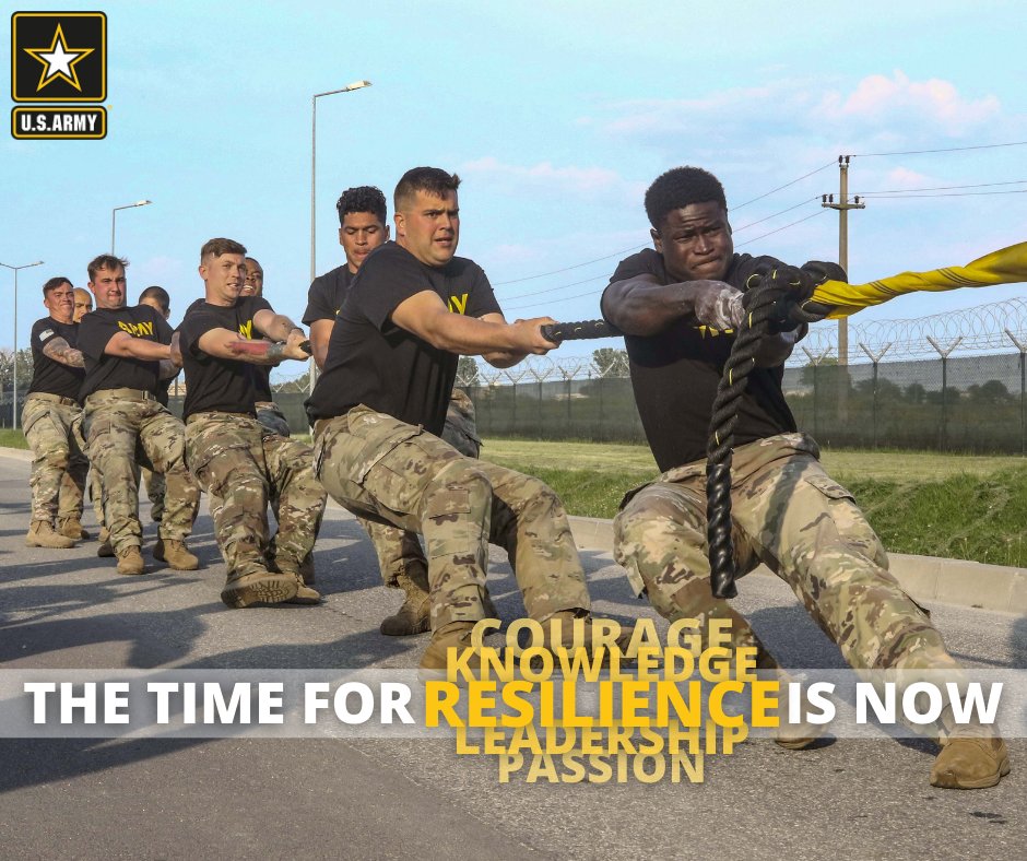 GoArmyBama's tweet photo. What does resilience mean to you? As an Army soldier, you will be trained how to overcome many demanding situations, how to handle stress, and how to make logical decisions. When you're ready to take the next step >https://t.co/t7ouJYOY0D
Or text AZWD to GO ARMY (462-769) https://t.co/c2XJj2MtLR