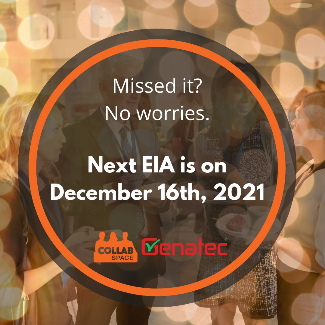 Last Thursday was Collab Space's famous #Entrepreneurs in Action night.

We want to thank everyone who came out.
Thank you for making the night so special!

And, a huge thank you to our sponsor, <a href="/Genatechq/">Genatec</a>!!
