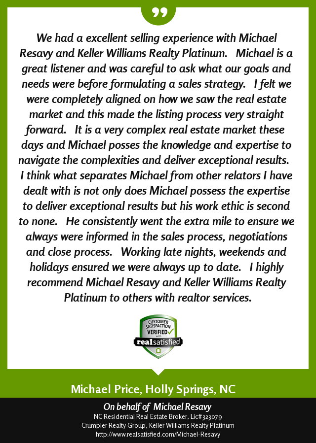 Always seeking to make the process seamless! realsatisfied.com/Michael-Resavy via <a href="/realsatisfied/">RealSatisfied</a>