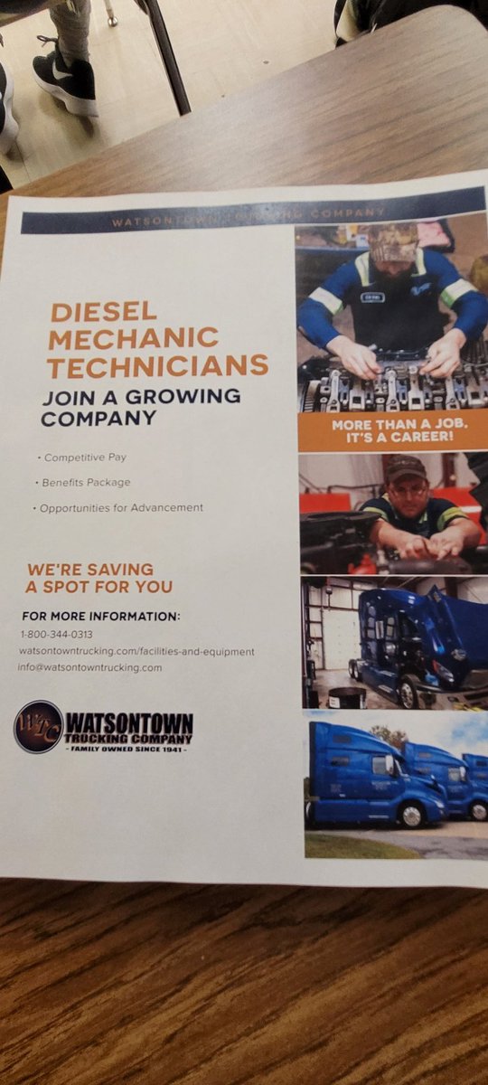 wrhsprincipals's tweet image. Watsontown Trucking/Patton Logistics visited with our English 12 students to share about entry level positions available within their company. #CareerAwareness #CareerReadiness
