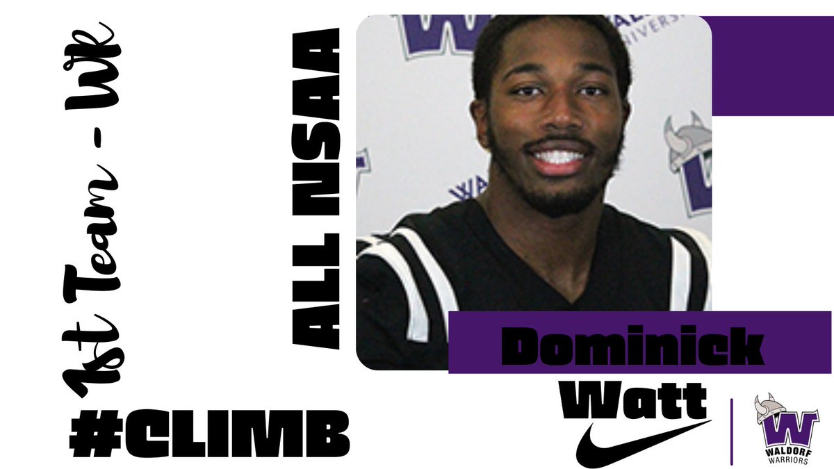 wu_football's tweet photo. BIG congratulations to Senior wide receiver, Dom Watt, for earning 1st team all NSAA honors. 
#WarriorWay #CLIMB https://t.co/ZrBRkqeNfK