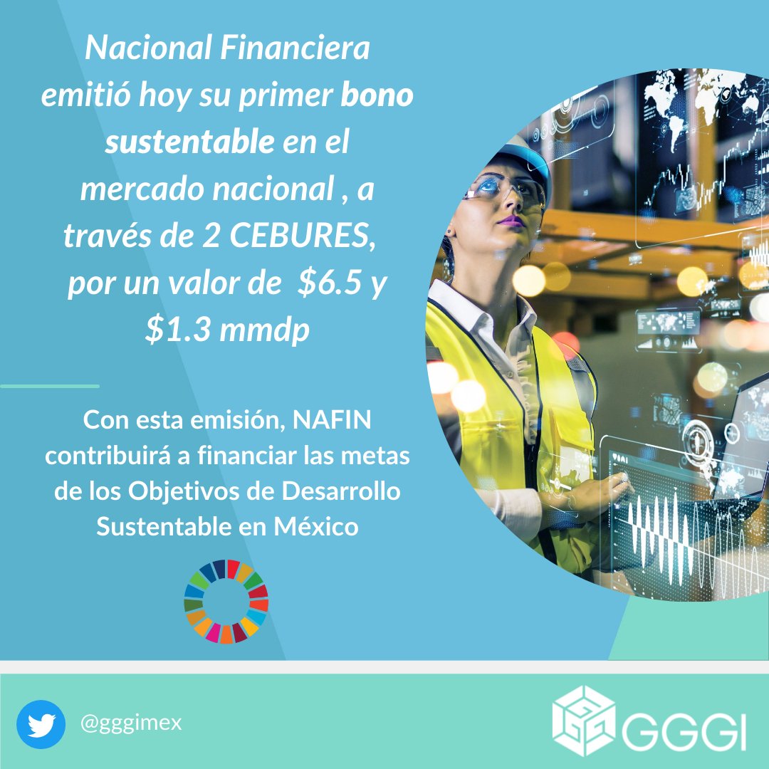 gggimex's tweet image. ¡En hora buena! En  @gggimex estamos orgullosos de haber apoyado a @NafinOficial con este importante logro 🇲🇽 🇲🇽 🇲🇽 🇲🇽 🇲🇽 Más info en: bit.ly/2ZaGtFH 
@GGGI_hq @GGGI_LAC