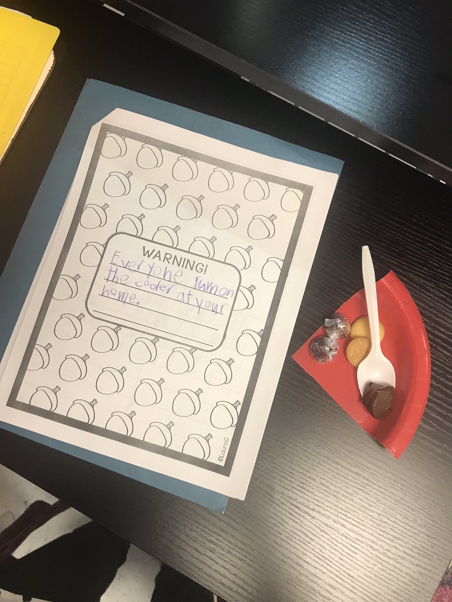 Ms_Shahs_Class's tweet photo. 🐿 our writing celebration 🎉 We made acorns to celebrate all our writing inspired by Scaredy Squirrel by Melanie Watt @iamscaredy @scaredybooks https://t.co/Mx3Pcaux46