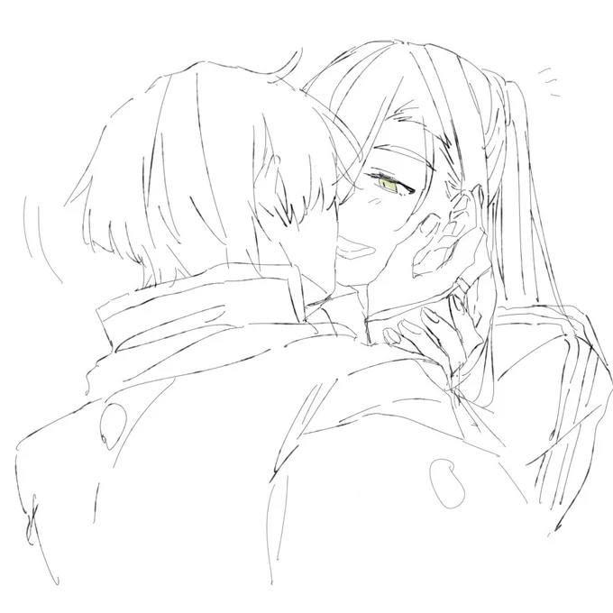 いしかり～～～
突然キスしてくる丸さんとそのままさせてくれるあおえくん 