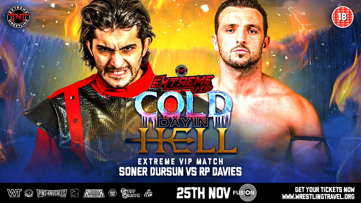 TNTExtremeWres's tweet photo. In your exclusive #ExtremeVIP match, the longest-reigning IGNition champion in history @SonDursun takes on crossover boxing star @RPDFighter
Who will come out on top in this battle of the up-and-comers?
❄️GET YOUR TICKETS HERE🔥
https://t.co/eYGoWIU5ia https://t.co/ziVZG0QNWX