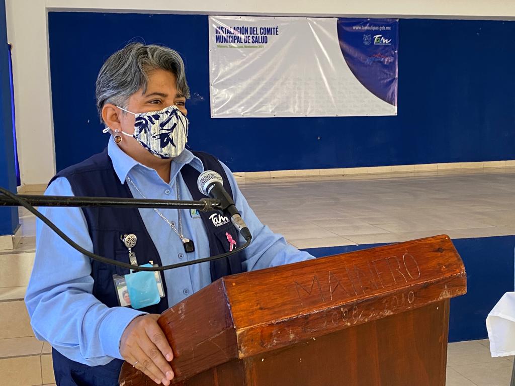 En una tarea conjunta Estado-Municipio, el Gobierno de #Tamaulipas, a través de la Secretaría de Salud, instaló el Comité Municipal de Salud de #Mainero, con la toma de protesta a sus integrantes, por parte de la titular de la SST, <a href="/DraGloriaMolina/">Gloria Molina Gamboa</a>