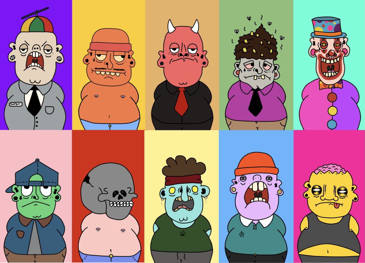 Our first collection of 10 “FuckFace” NFTs will be released directly on the <a href="/HathorMarket/">Hathor Market</a> this week. Exact date to be announced shortly

$HTR #HTR