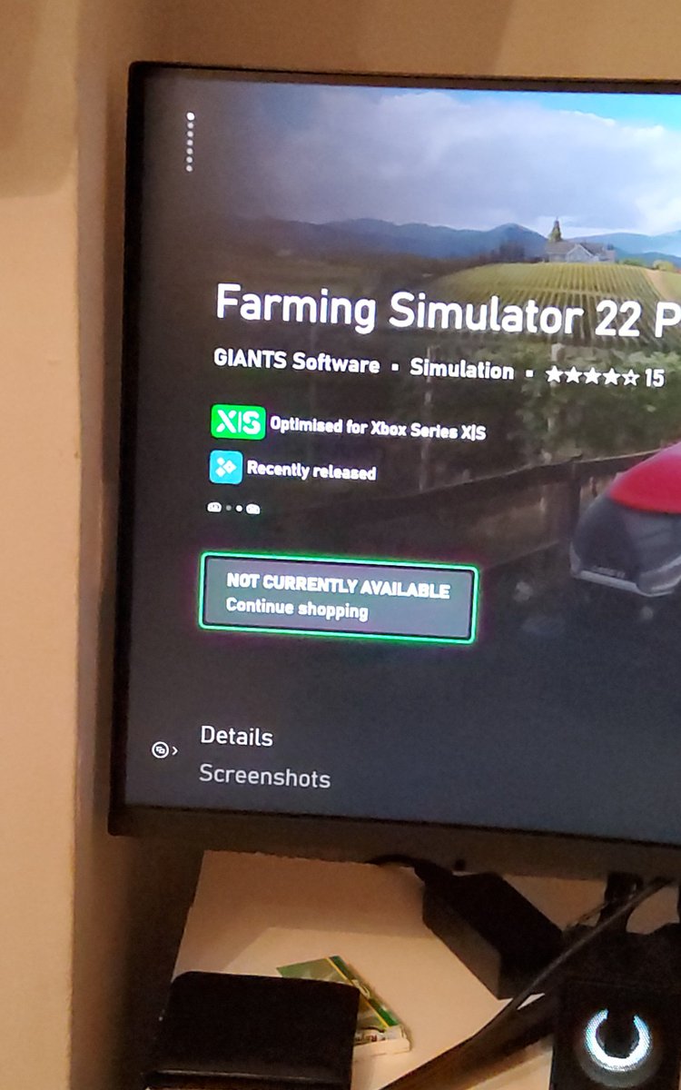 Connor37457799's tweet photo. @farmingsim hi I'm having issues with wanting purchase as saying un available and can only buy £73 one whys this I'm on series s https://t.co/BVC1QsP3HB