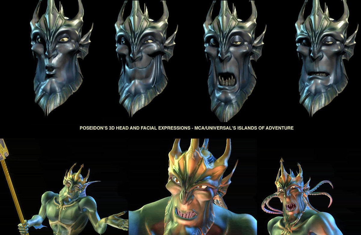 CathodeCoaster's tweet photo. It kills me how little of the Poseidon’s Fury concept art has survived the passing of time. I used to have a nice collection in my old hard drive but it’s all lost now and those sites are all gone 😪 https://t.co/lYzUl9jOUt