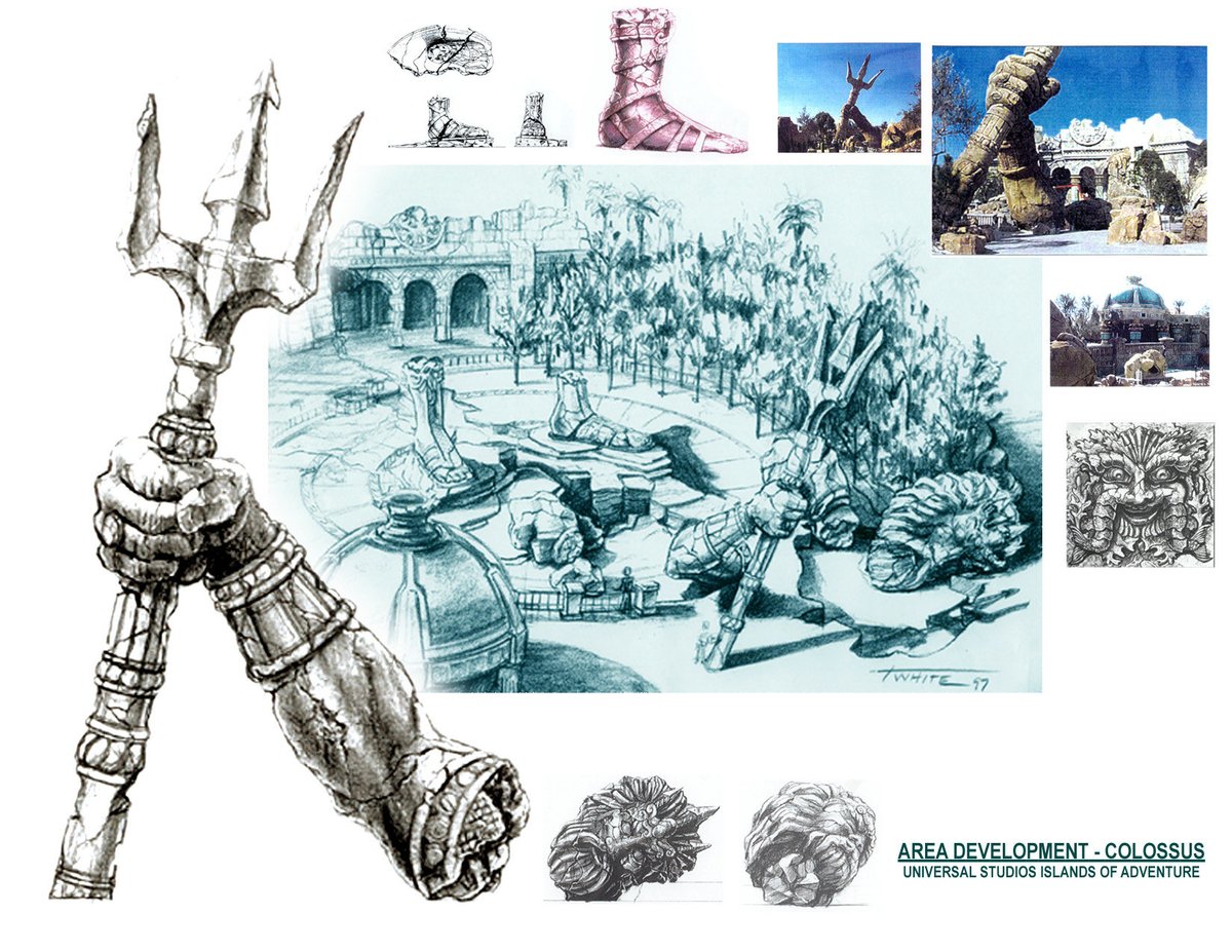 CathodeCoaster's tweet photo. It kills me how little of the Poseidon’s Fury concept art has survived the passing of time. I used to have a nice collection in my old hard drive but it’s all lost now and those sites are all gone 😪 https://t.co/lYzUl9jOUt