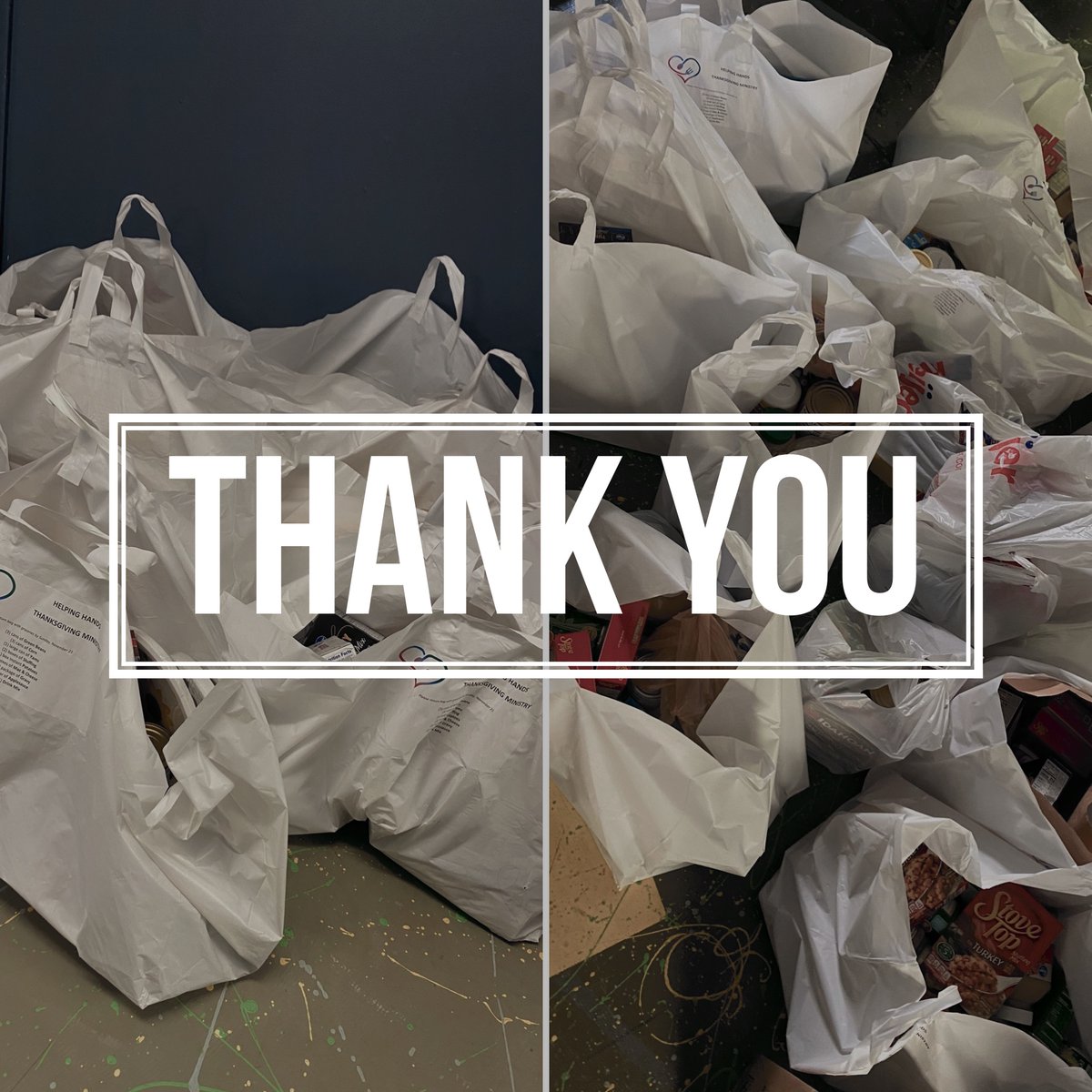TheGroveNKY's tweet photo. THANK YOU to everyone who donated to our Thanksgiving Food Drive! We are so overwhelmed by your generosity. With your giving, we were able to collect over 100 bags that will bless those in our community! 🙌🏻💚 #thegrovenky https://t.co/MJ2n1zNVV9