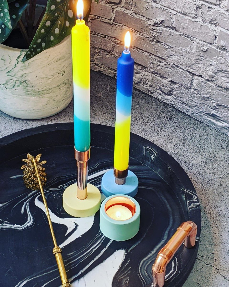 HoeStMarket's tweet photo. I absolutely love what @asofteredge make using copper pipes and jasmine resin. Their plant stands, trays with unique patterns, candlestick holders, tealight holders, plant pots, side tables, magazine racks and more suit a range of budgets and a range of interiors. https://t.co/N45U0nXh1X