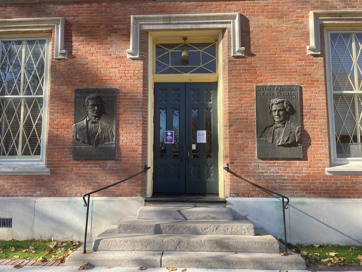 One of our team members is visiting Knox College today! Anyone know the significance? Here's a hint...