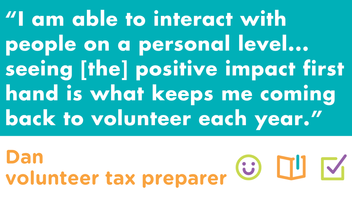 nlinelle's tweet photo. Make a difference this winter by volunteering with Prepare + Prosper! Whether you’re preparing taxes or helping people save, you’ll make an immediate difference and have fun while you’re at it.  take this quiz to find out what role is best for you! https://t.co/KUVG1jhZ6N https://t.co/dtDyqgKPJh