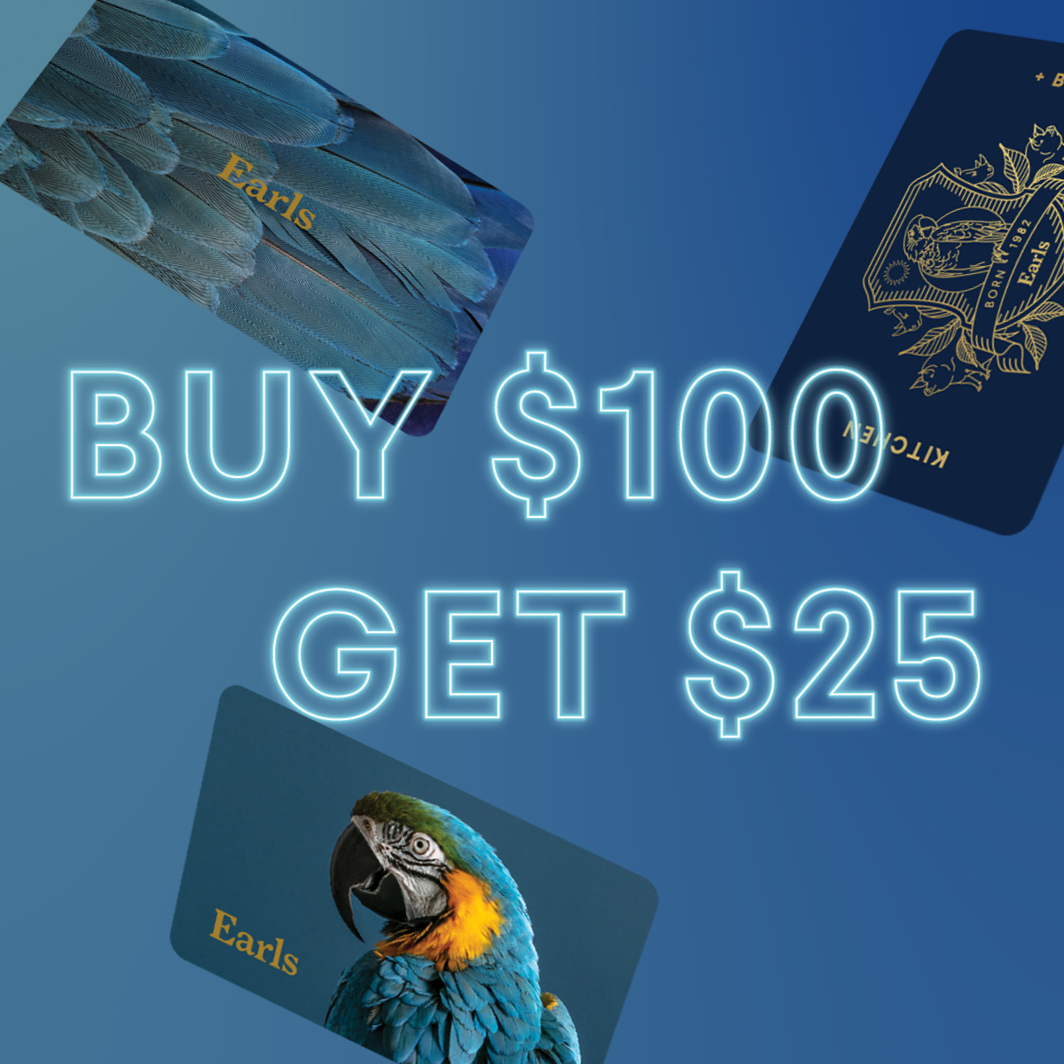 Visa Gift Card – Blue Bird Cards