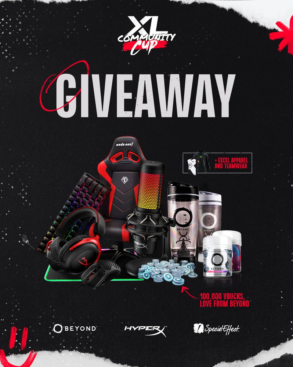 GIANTXLeague's tweet image. 🚨 MEGA GIVEAWAY 🚨 

That's right, Christmas has come early!

As part of the XL Community Cup you can get your hands on these awesome prizes. Enter here 👉 gleam.io/MtA4g/xlcc-giv…

Closes 6/12/2021. Good luck 👊