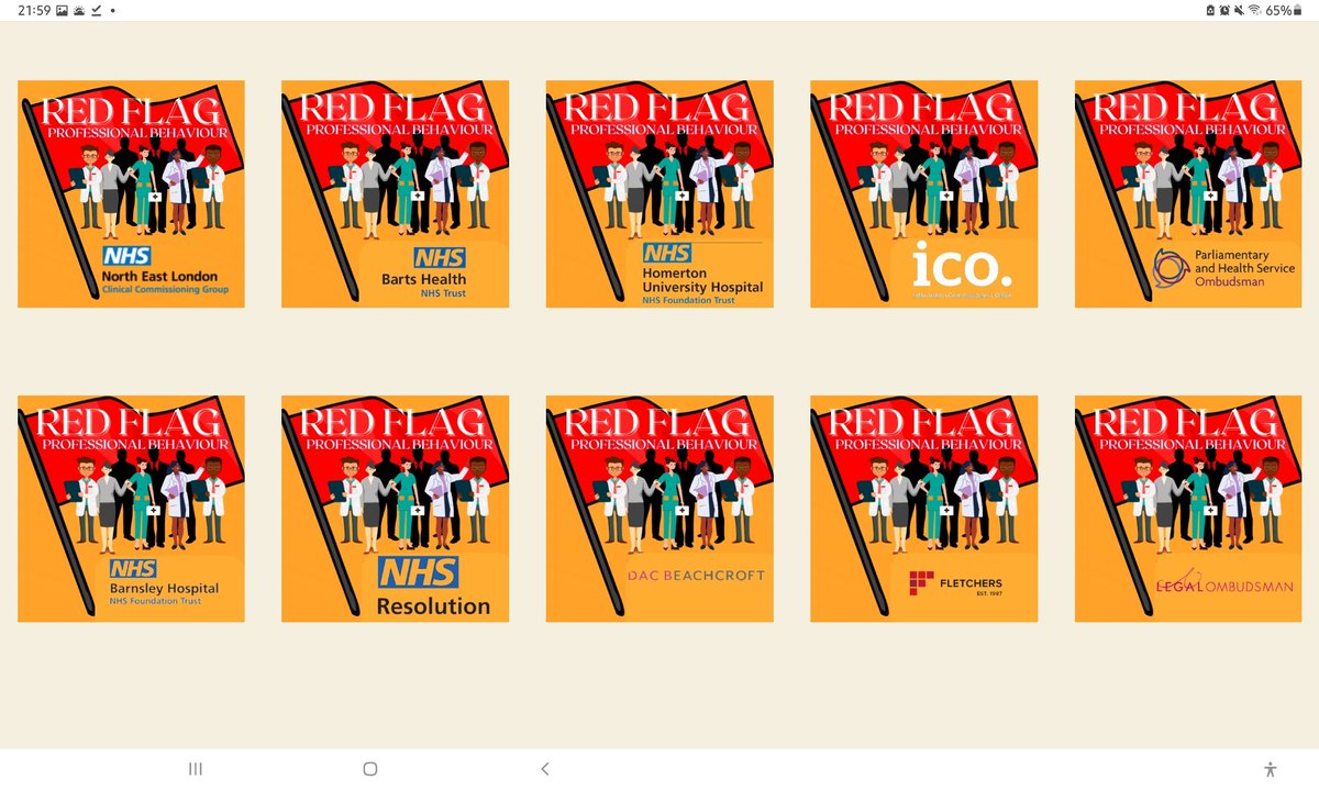 What do all these organisations have in common?
They have all ignored medical evidence #NHSHarm & failed to uphold my complaint.
This #RedFlagProfessionalBehaviour 
 system is rotten to the core