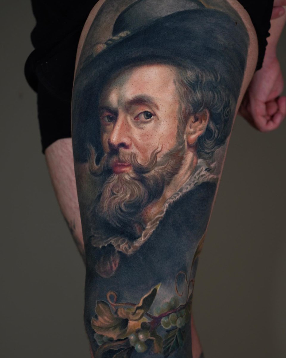 Inkedmag's tweet photo. 10 points to whoever can name the art and the artist 🎨👇 Amazing ink by Adrian Rod https://t.co/DhZNi1JL7g