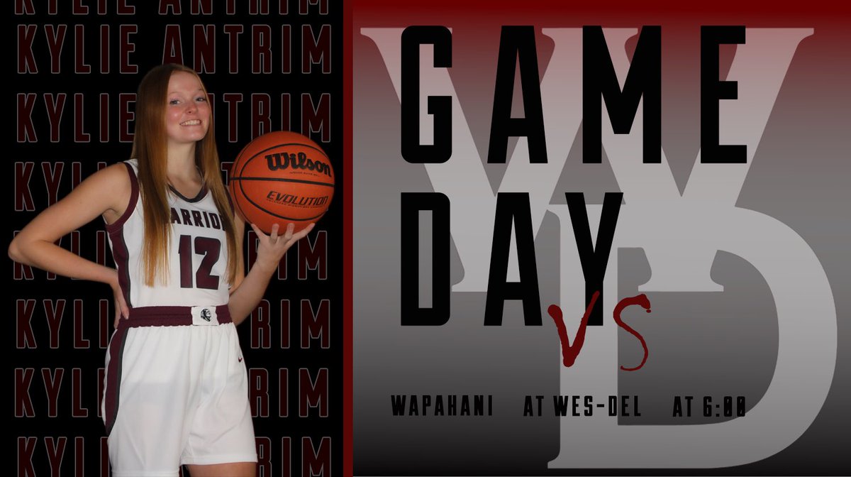WDladywarriors's tweet photo. #GAMEDAY
🏀> Girls JV/V Basketball
🆚> Wapahani Raiders
📍> Wes-Del 
🚨> JV will play 2 quarters 🚨
⌚️> Tip at 6:00
🎟> $5 at door or online @WD_Athletics https://t.co/Ecuc4YkCWW