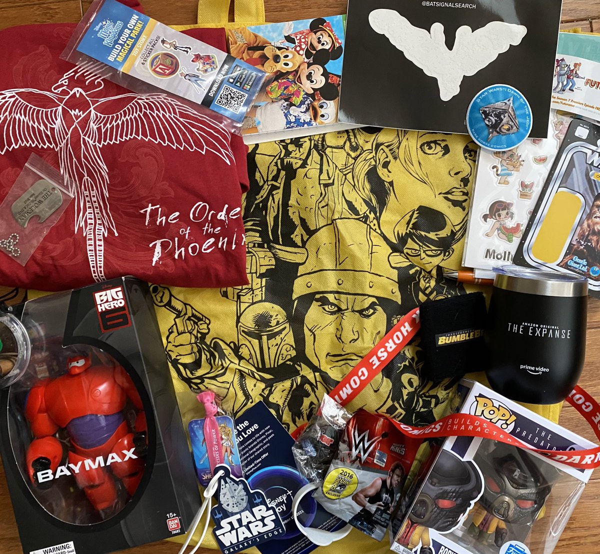 In addition to our prize drops at the show, anyone can win this swag bag! Just RT and follow to enter. We’ll announce a winner on Friday. #SDCCSE #CCSE #SDCC
