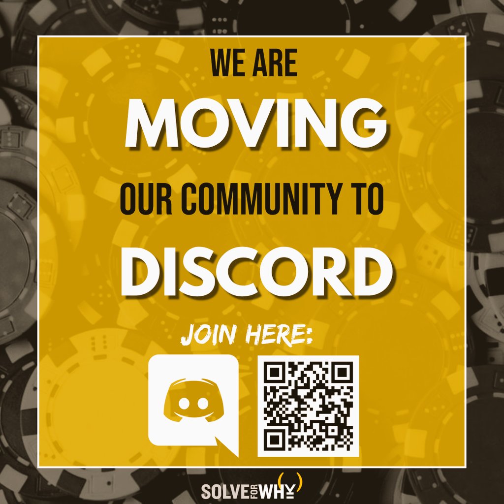 SolveForWhyTV's tweet image. 🚨📢 **Big Announcement**
We&apos;ve decided to move our community from Slack to Discord. With over 1500 members it was time to utilize a platform that can focus on scale &amp;amp; bringing our community the most valuable interactions possible. Join for free today: discord.gg/hVuNCwMMF7