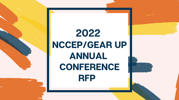 ICYMI: the 2022 NCCEP/GEAR UP Annual Conference Request for Proposals is open! 

Submit your #GUcon proposal before December 22, 2021

#GEARUPworks

edpartnerships.org/ac-2022-saveth…