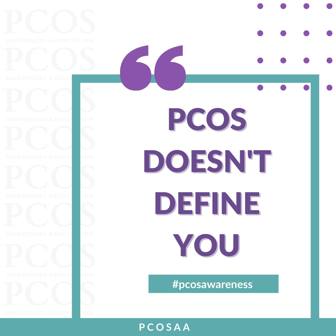 PCOSAA's tweet photo. It sure doesn't! #pcosawareness #pcos #pcosaa #polycysticovariansyndrome #polycysticovarysyndrome #pcossupport #pcoshealth #pcosinformation #pcosresources #pcosresearch #togetherwecan #1in5 #shadesofteal #pcosdirectory #womenshealth https://t.co/YLeOCco5l6