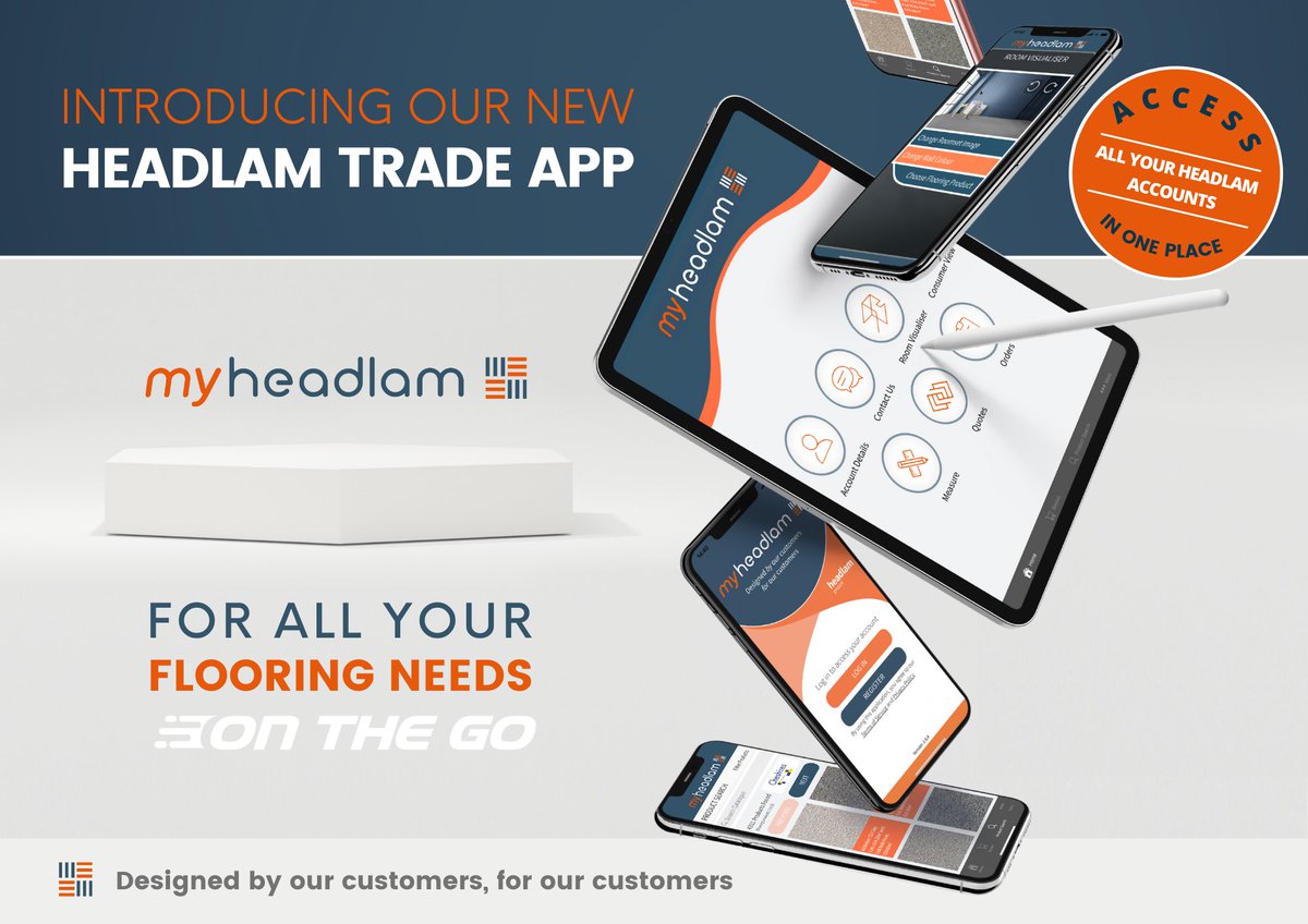 We are delighted to announce the launch of myheadlam, the new fully transactional mobile trade app.  The myheadlam app allows customers to trade with Kersaint Cobb in a quick, easy and convenient way, offering a seamless customer experience.  Available now for iOS and Android.