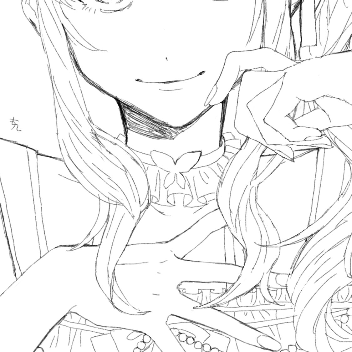 線画できた〜〜〜!!!
いや〜〜〜〜自分の線、よすぎる……塗りで線画を越えられる気がしない…でも明日塗る…たのしみ…☺️☺️ 