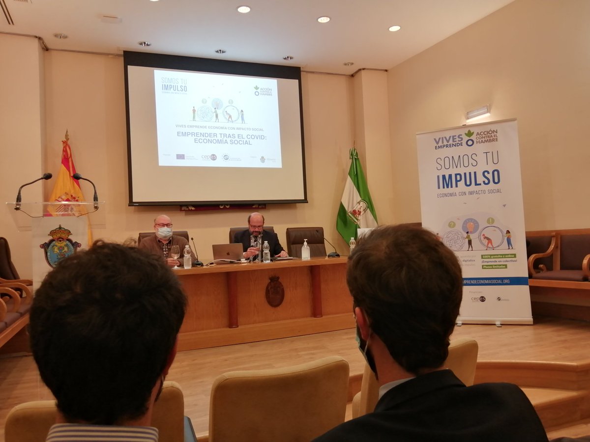 Comienzan las jornadas para emprender en #economiasocial tras el Covid en el <a href="/ICASEVILLA/">Ilustre Colegio de Abogados de Sevilla</a> <a href="/Acontraelhambre/">Acción contra el Hambre España</a> #cooperativas #sociedadeslaborales #vivesemprende #emprendedores