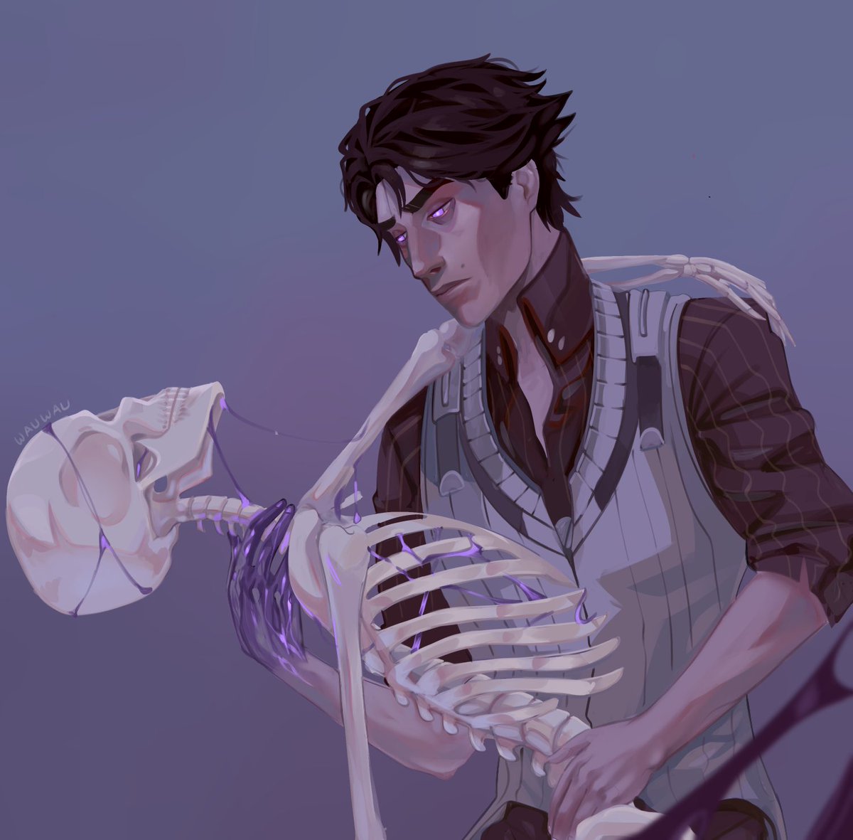WauuWau's tweet photo. Flirting with death. V2 #arcane #Viktor #arcanefanart https://t.co/okGUAwwhcP