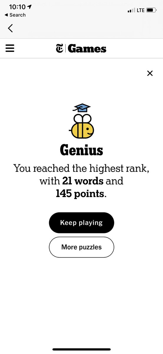 chuckkeil's tweet photo. #minimalgenius #nytspellingbee #twocupsofcoffee https://t.co/6ApnDmF2Bh
