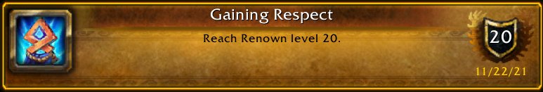 Tahuuharuk's tweet photo. I just earned the [Gaining Respect] Achievement! #Warcraft https://t.co/JaMNZpvrMN