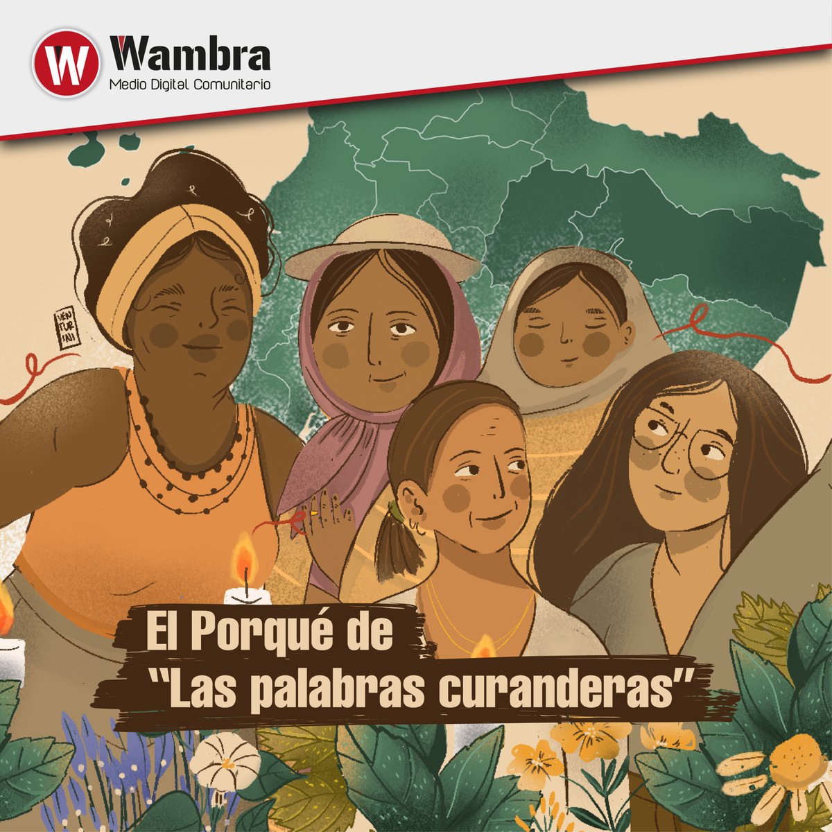 wambraEc's tweet photo. [ESPECIAL] #PalabrasCuranderas

El especial “Las palabras curanderas” explora alternativas de bienestar, salud y vida con 59 mujeres diversas en #Quito. 

Léalo aquí ▶ https://t.co/weH8099kFY https://t.co/L3GUuALtMJ