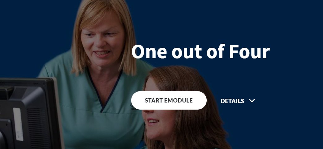 ICYMI - The updated e-learning resource ‘One out of Four’ is now available. Please share 👇🏻👇🏽👇🏿

learn.nes.nhs.scot/51118/women-ch…

#TransformingPsychologicalTrauma #OneOutOfFour

@DrMariaPollard @Tom0mcewan