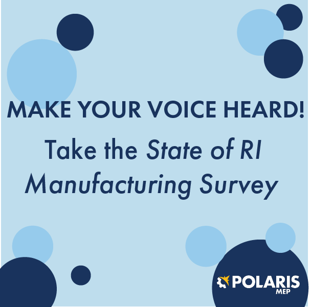 Polaris_mep's tweet photo. Manufacturers: What plans do you have for new products? What's the best thing about manufacturing in RI? What concerns do you have? We want to hear from you! https://t.co/62OJULwUBq

#ManufacturingStudy #RhodeIsland #Manufacturing #MEPNationalNetwork https://t.co/sMisyxGjBw