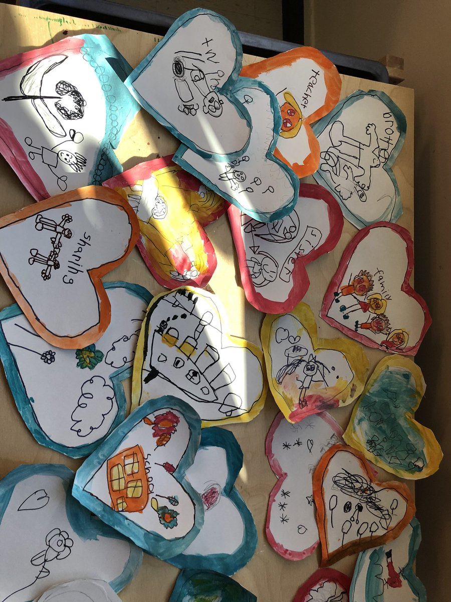 mrs_bennettkhps's tweet photo. Our school is planning to discuss and celebrate feelings of gratitude for the next 20 days. The Blue Jays created gratitude hearts. What makes your โฅ๏ธ feel thankful? Please ask your child what they created. #khpsgratitude #20DaysofGratitude @KanataHighlands https://t.co/eoSMcMgddC