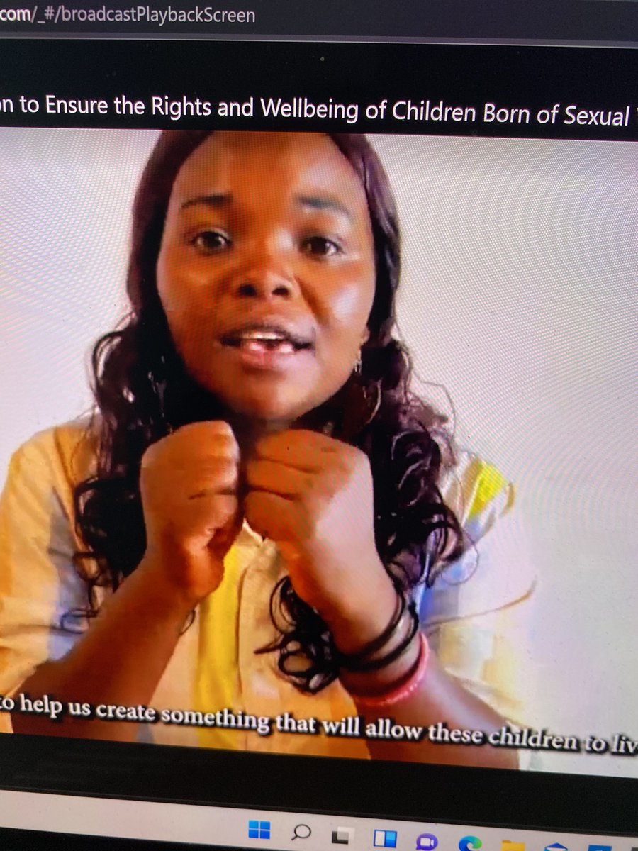 The inspiring Desanges Kabuo speaking about the way we can stand together to support children born of sexual violence in conflict at the <a href="/FCDOGovUK/">Foreign, Commonwealth & Development Office</a> launch of the Call to Action w/ a screening of “Letter To My Child” based on her poem <a href="/betty_vivuya/">Bernadette Vivuya</a> <a href="/ARTWORKSProject/">ART WORKS Projects</a> <a href="/Yole_Africa/">Yolé!Africa</a>