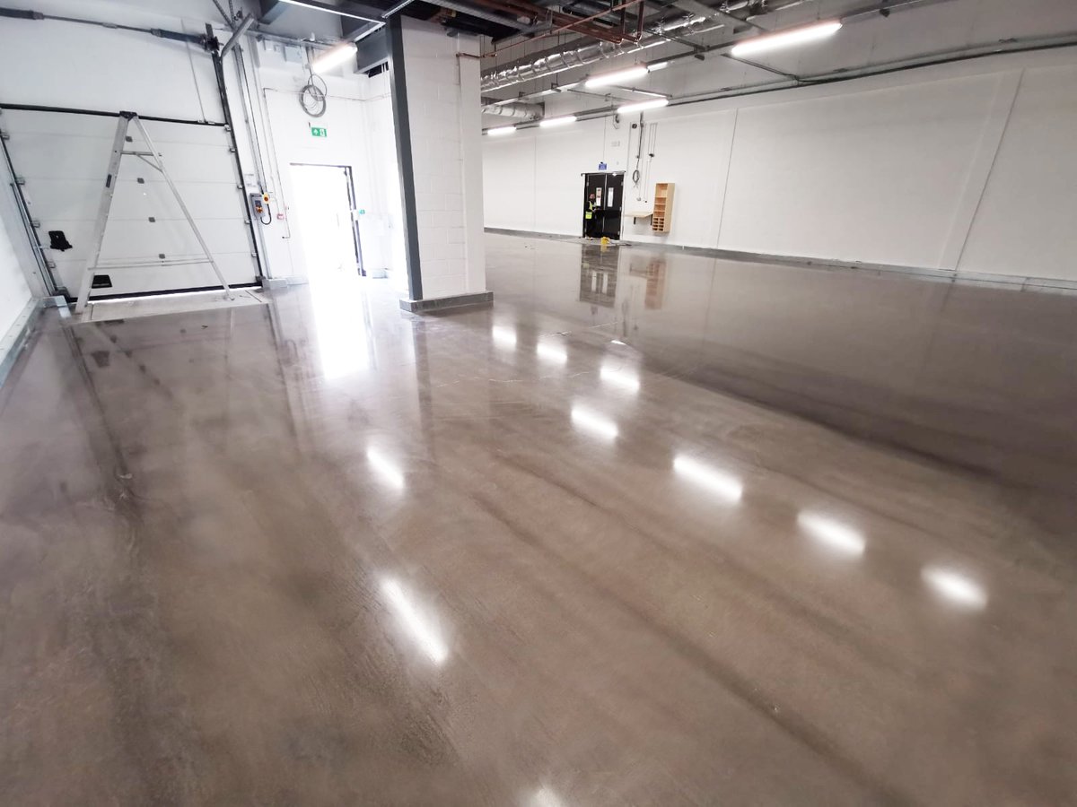 Another job done! #polishedconcrete