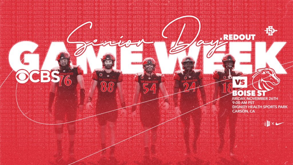 AztecFB's tweet photo. It’s game week!

#BeatBS | #Win22 

🎟️: https://t.co/b0yeiDmdy1 https://t.co/KG4n00eBC9