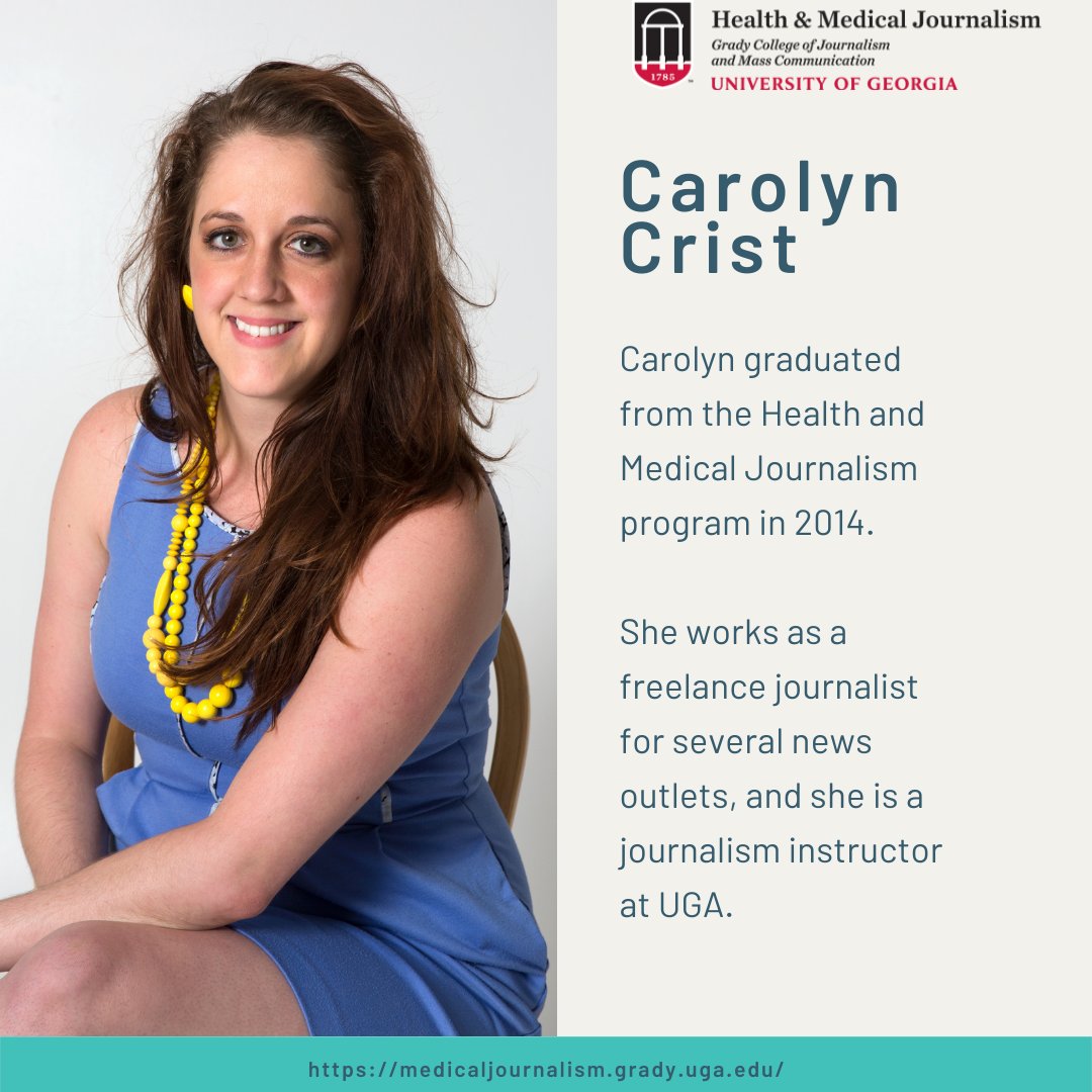 HMJatUGA's tweet photo. Meet @cristcarolyn! Look out for an interview with Carolyn on the HMJ website soon! https://t.co/P5PyWX8nD1