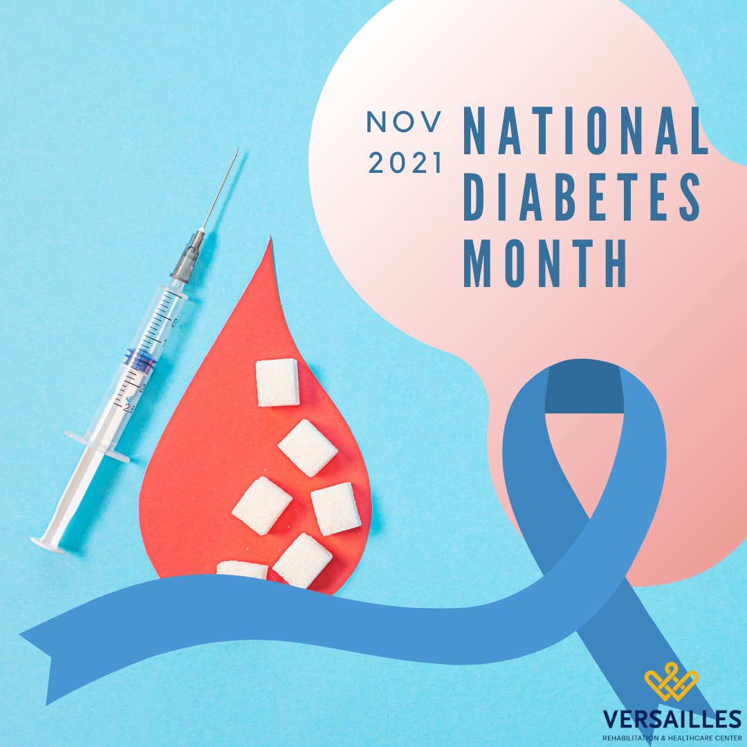 VersaillesHC's tweet photo. November is National Diabetes Month, a time when communities across the country team up to bring attention to diabetes! https://t.co/x73nLZsibK