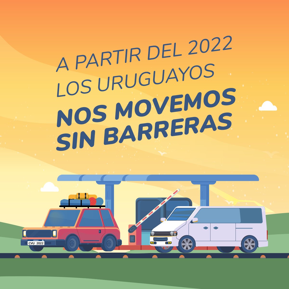 Telepeajeuy's tweet photo. Este 2022, moverse es más sencillo, rápido y además colaborás para un tránsito más eficiente, seguro y dinámico. Con el TAG de #Telepeaje, los uruguayos nos movemos sin barreras. 💪 https://t.co/DBh05Gy192