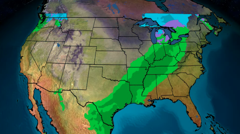 weatherchannel's tweet photo. Weather conditions for traveling should cooperate in much of the U.S. this week. But a cold front could cause some slow downs in the central U.S. beginning Thanksgiving Day: https://t.co/xMPMmM849v https://t.co/i44oQlHRha