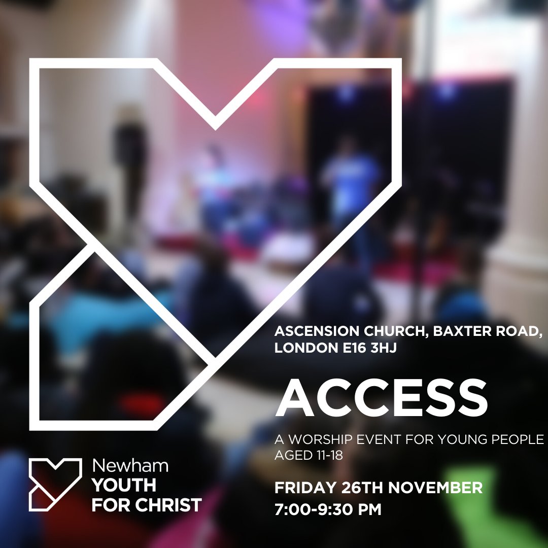 😮😮😮🥳🥳🥳

Access is happening this Friday!! I hope you are all excited because we definitely are.If you want to have a great Friday night connecting with other young people, feeling encouraged, and have lots of fun then Access is the place to be.