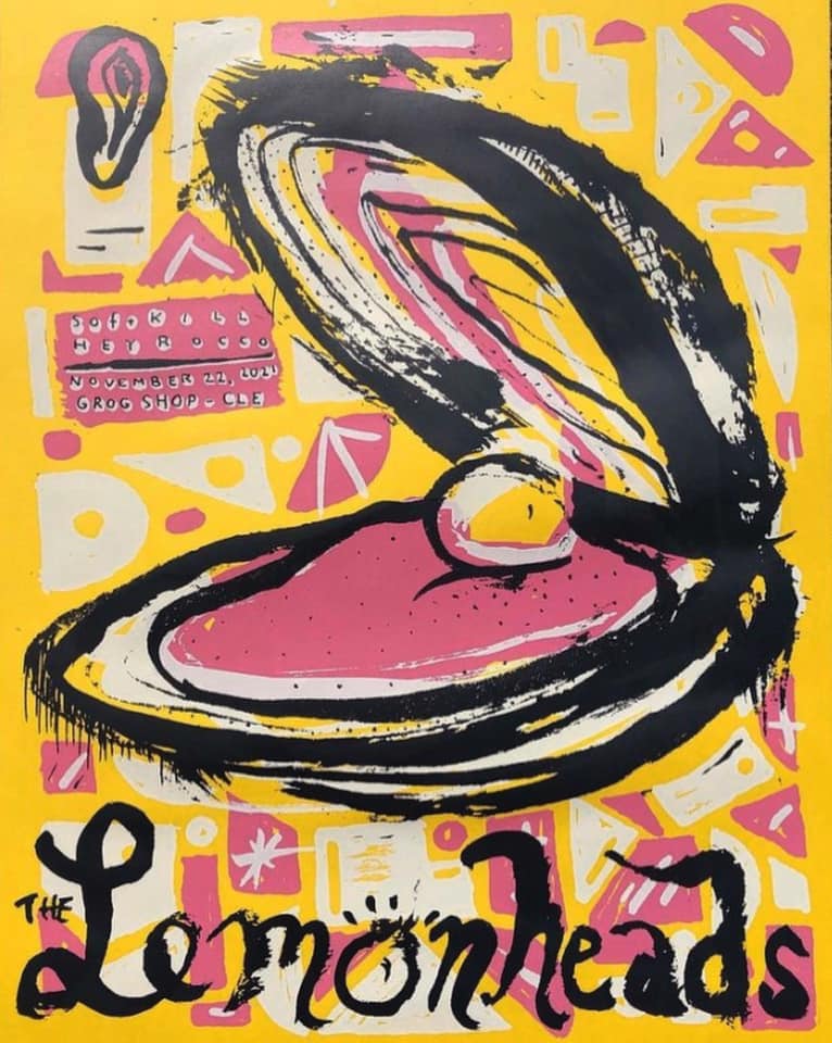 FallingStarsUSA's tweet photo. TONIGHT 11/22 at Grog Shop 
Falling Stars go on first at 8pm followed by Heyrocco + The Lemonheads 🍋 Tix still available at the door or online https://t.co/Q3Wbiy9aHV

Poster by The Bubble Process https://t.co/GikdXlbCto