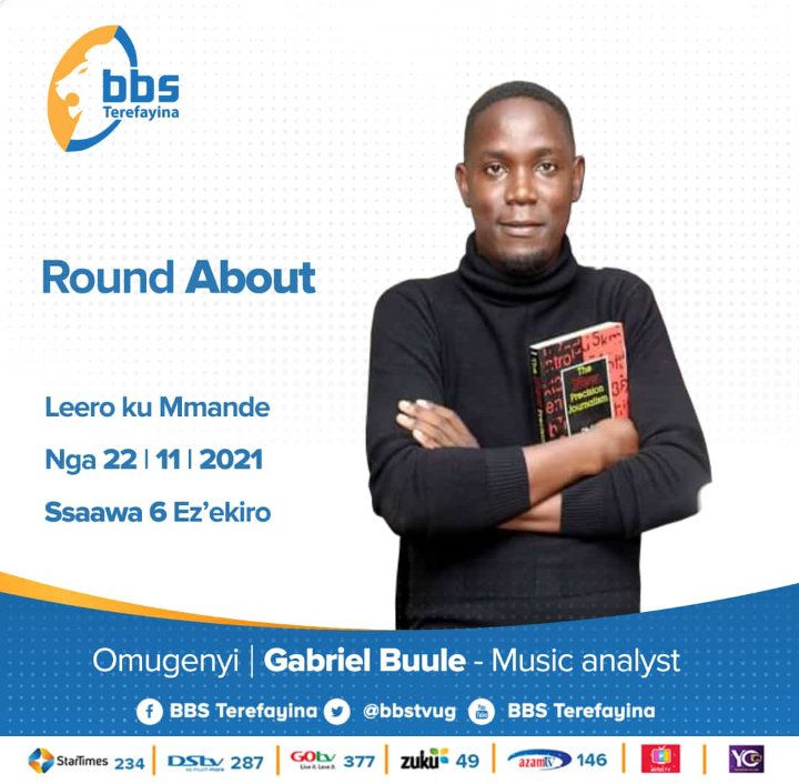 bbstvug's tweet photo. Tosubwa @bruno_KUg ne Gabriel Buule leero mu #BBSRoundAbout ku ssaawa 6 ez'ekiro https://t.co/v4zsRc68Pf