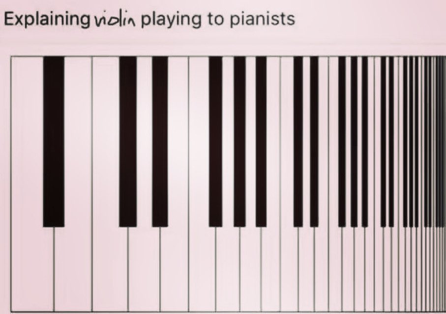 Exactly…

😂🤣

#violinist #violinmemes #violincomedy #musicmeme #musicmemes #musicmemesdaily #musicjokes #violinists #violinistsofinstagram #violinstagram #memes #violins #violin #musician #piano #pianists #pianistsofinstagram