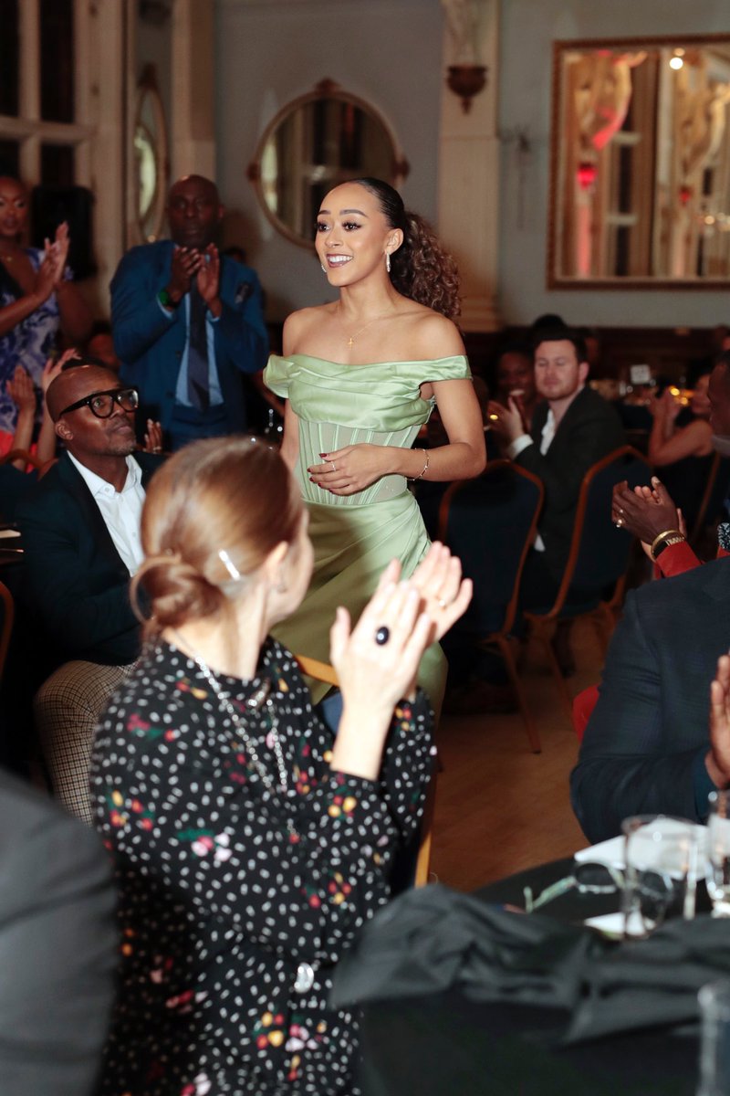 natashathomas_'s tweet photo. So this happened last night… so thankful to have been given 2 awards at the Black British Theatre Awards 2021. Beyond grateful… thank you💚 @theBBTAs https://t.co/s9pVTgNCaa